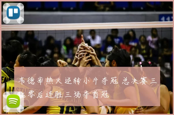 韦德率热火逆转小牛夺冠 总决赛三比零后连胜三场夺首冠